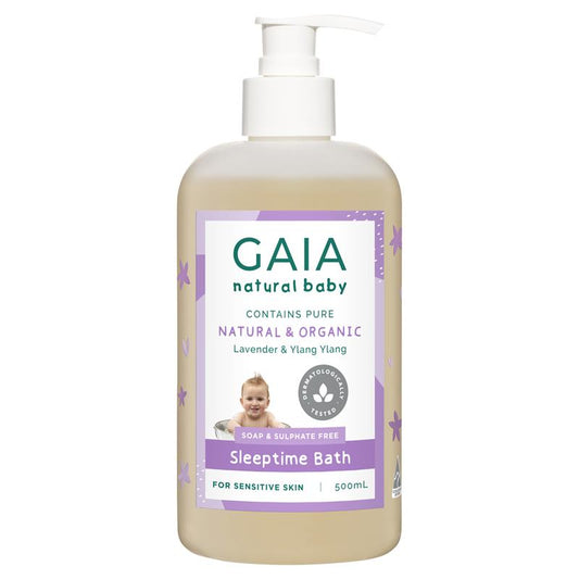 Gaia Natural Baby Sleeptime Bath Wash 500ml