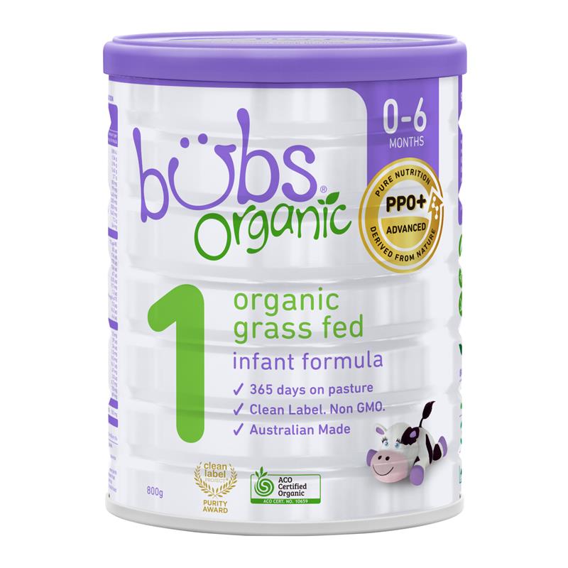 Bubs Organic Grass Fed Infant Milk Formula 800g