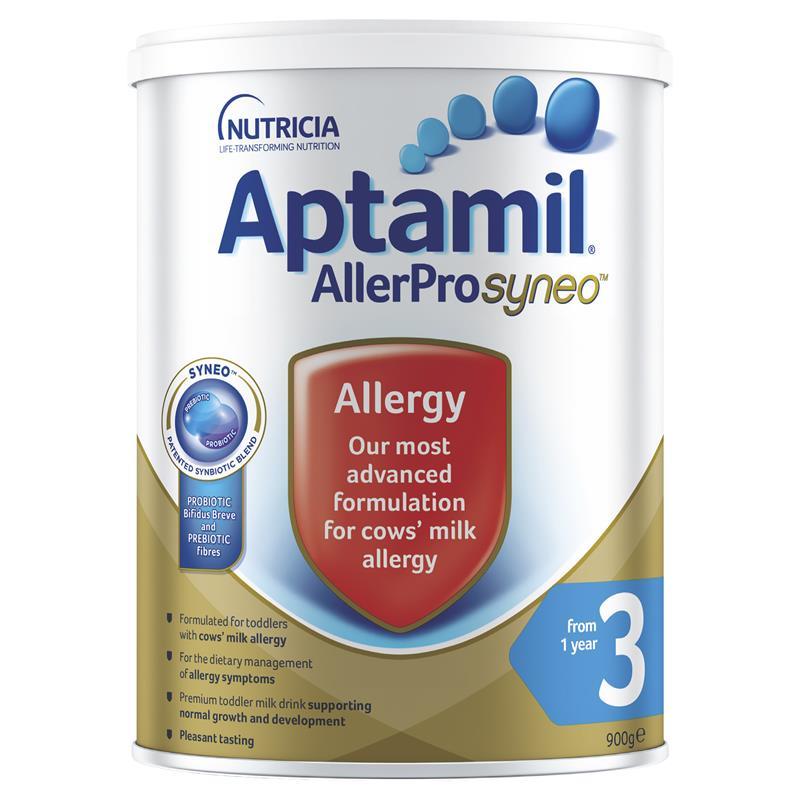 Aptamil AllerPro Syneo 3 Allergy Premium Toddler Milk Drink From 1 Year 900g