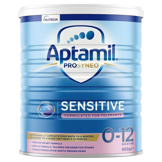 Aptamil Prosyneo Sensitive Baby Infant Formula Formulated For Tolerance From Birth to 12 Months 900g