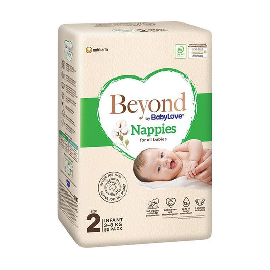 BabyLove Beyond Nappies Size 2 Infant 52 Pack