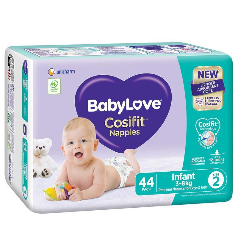 BabyLove Cosifit Bulk Nappies Infant 44 Pack