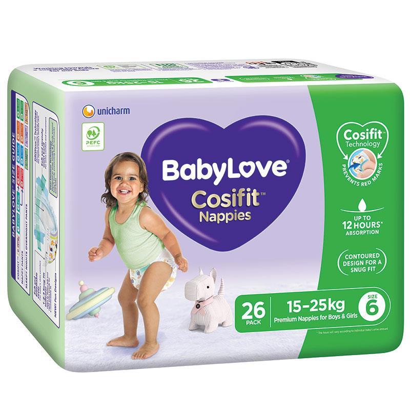 BabyLove Cosifit Bulk Nappies Junior 26 Pack