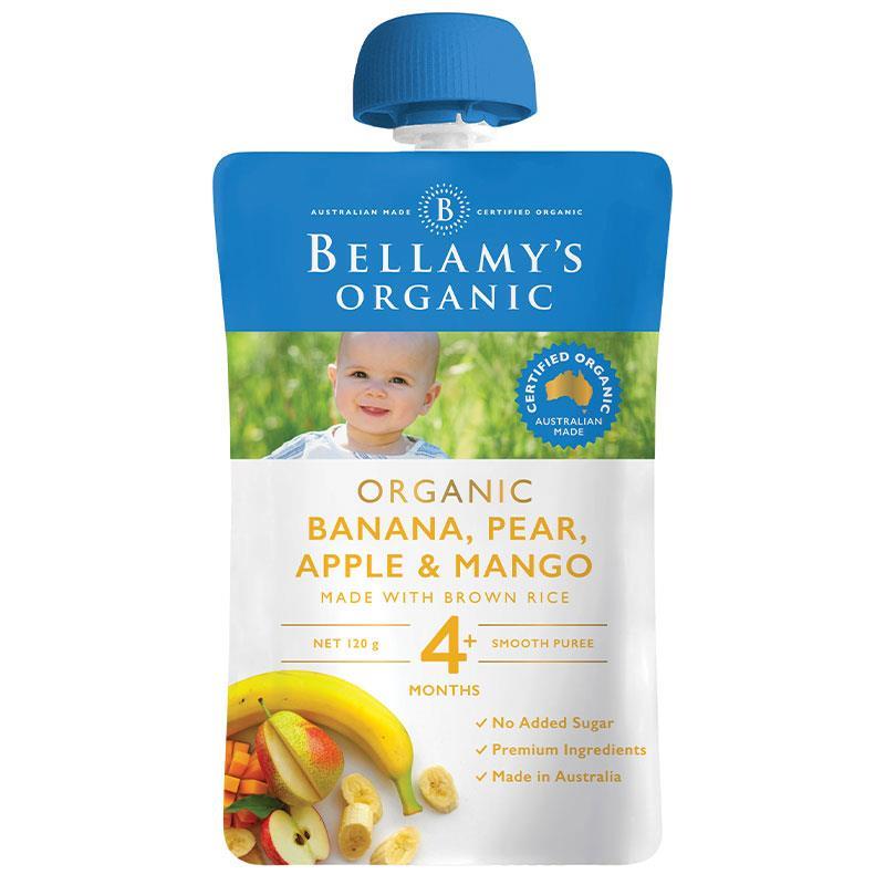 Bellamy's Organic Banana Pear & Mango 120g