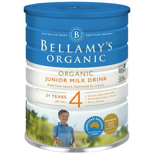 Bellamy's Organic Junior Milk Drink Step 4 900g