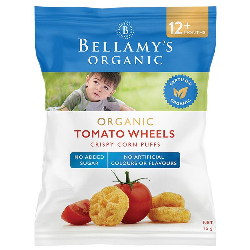 Bellamy's Organic Tomato Wheels 15g 12m+