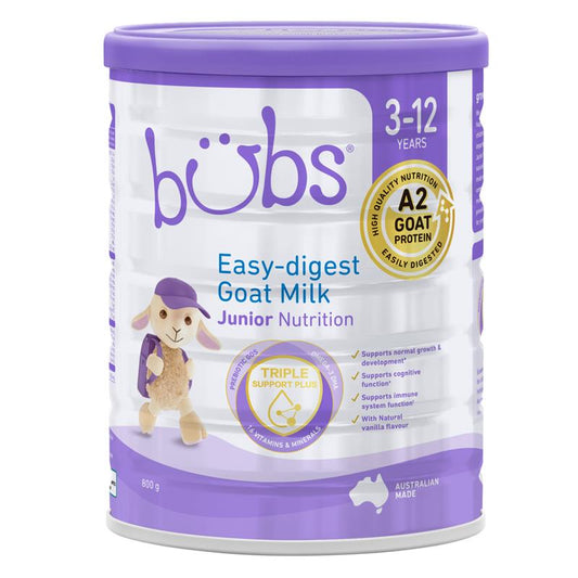 Bubs Australian Goat Milk Junior Nutrition Drink 800g