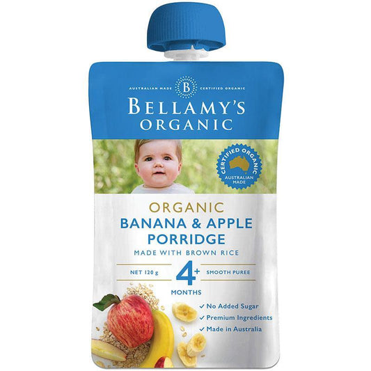 Bellamy's Organic Banana Apple Porridge 120g