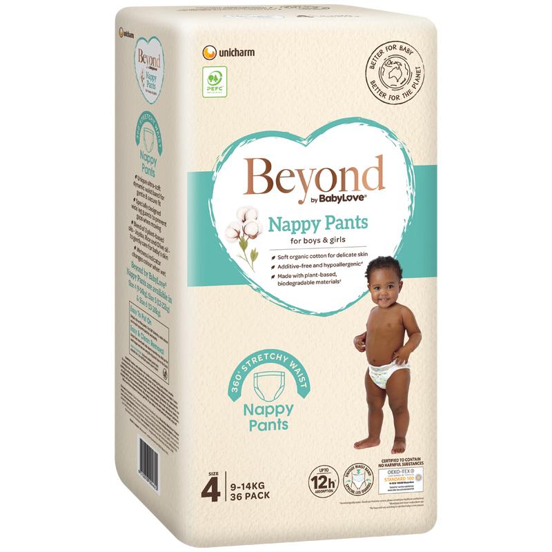 BabyLove Beyond Nappy Pants Size 4 36 Count