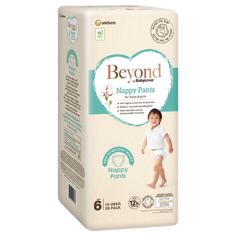 BabyLove Beyond Nappy Pants Size 6 26 Count