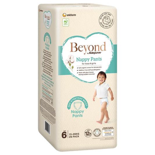 BabyLove Beyond Nappy Pants Size 6 26 Count