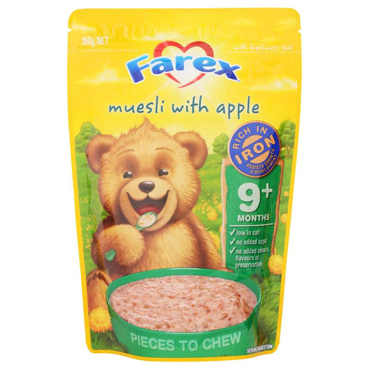 Farex Museli With Apple 9 Months+ 150g