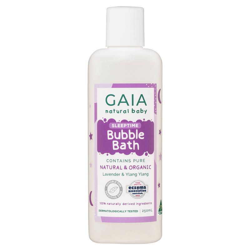 Gaia Natural Baby Bubble Bath Sleeptime 250ml