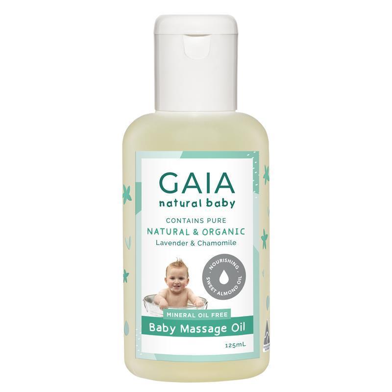 Gaia Natural Baby Massage Oil 125mL