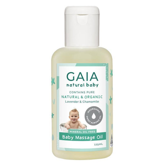 Gaia Natural Baby Massage Oil 125mL