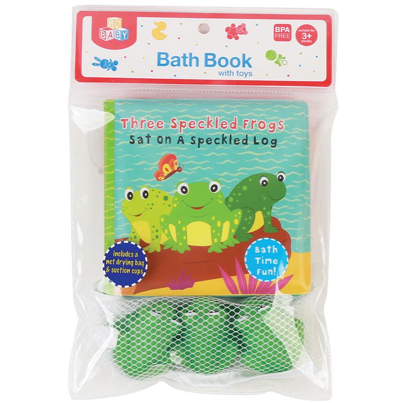 Go Baby Bath Book with Animal Toys