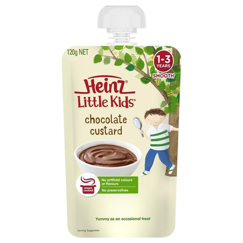 Heinz Little Kids Chocolate Custard 120g