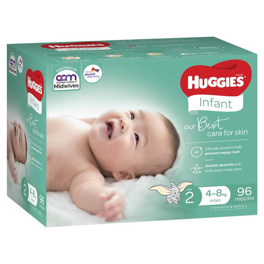 Huggies Jumbo Ultimate Infant 96 Pack