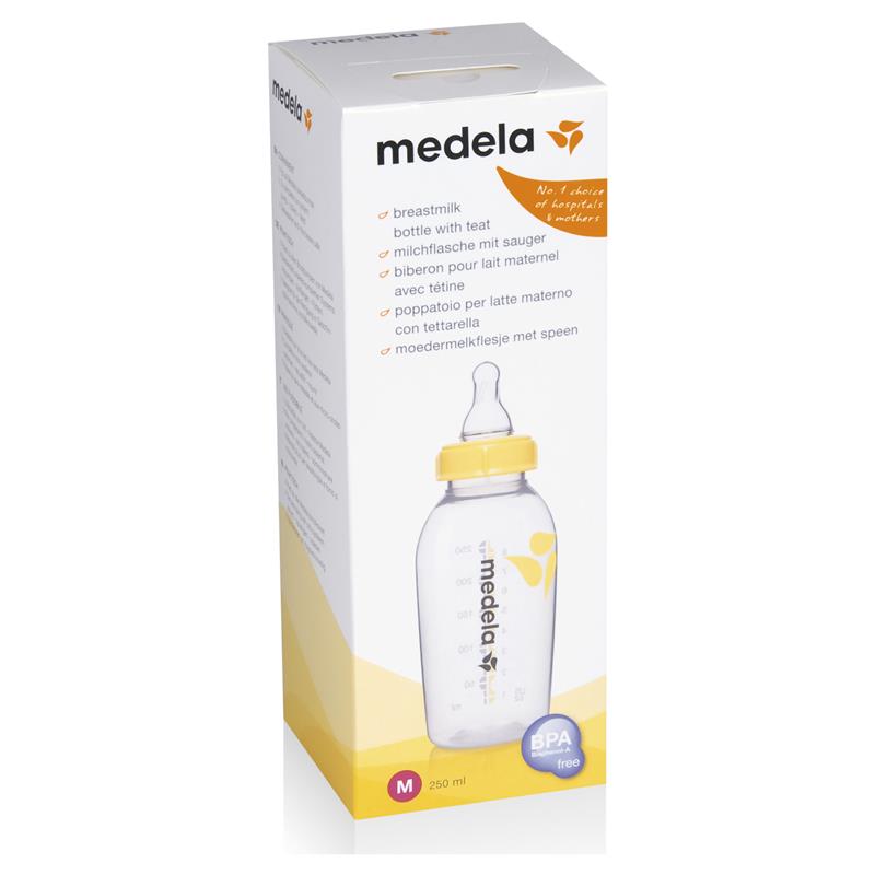 Medela Breastmilk Bottle with Teat 250ml