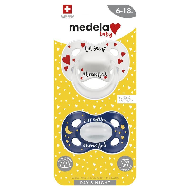 Medela Day & Night Duo Soothers 6-18 Months