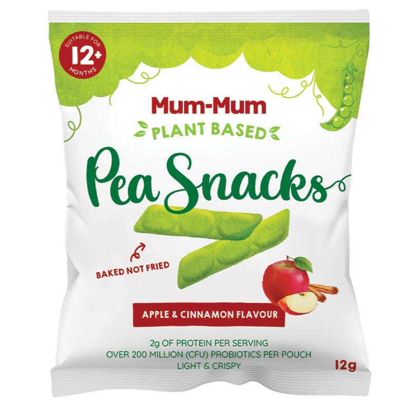 Mum-Mum Pea Snacks Apple & Cinnamon 12g