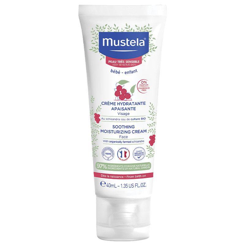 Mustela Soothing Moisturising Face Cream Fragrance Free 40ml