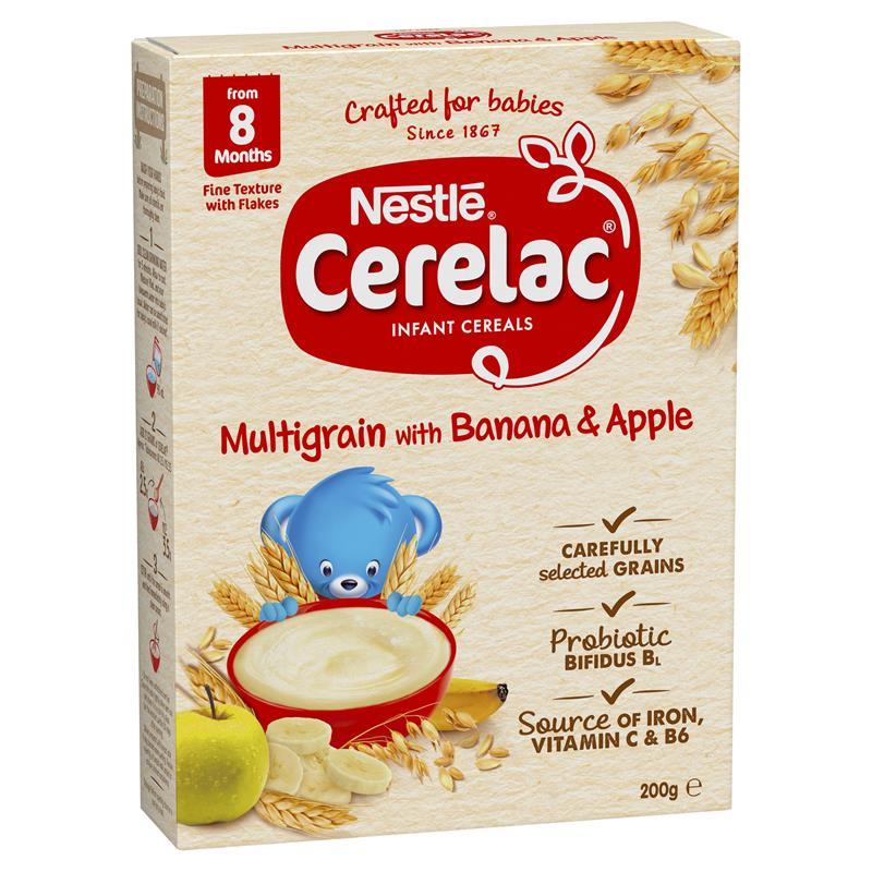 Nestlé CERELAC Multigrain with Banana & Apple Baby Cereal Stage 3 – 200g