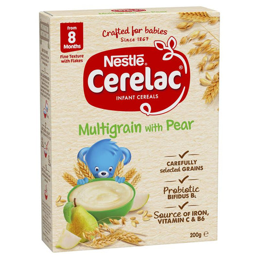 Nestlé CERELAC Multigrain with Pear Baby Cereal Stage 3 – 200g