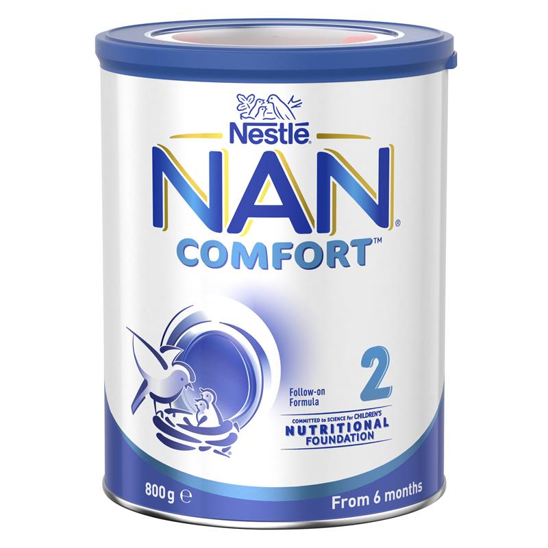 Nestlé NAN COMFORT 2 Baby Follow-on Formula Powder, From 6 to 12 Months – 800g