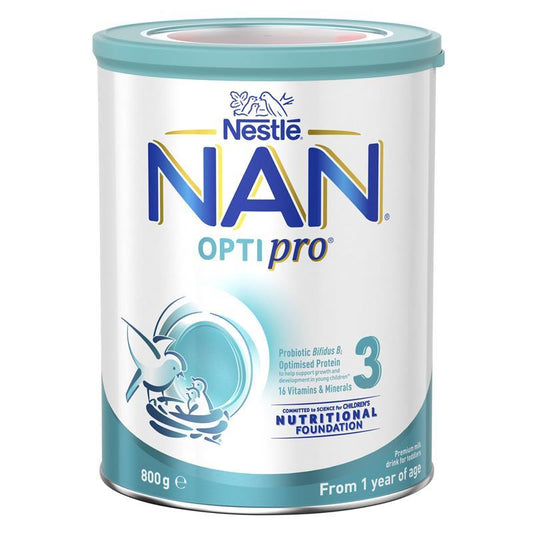 Nestlé NAN OPTIPRO 3 Premium Toddler Milk Drink Powder, From 1 year – 800g