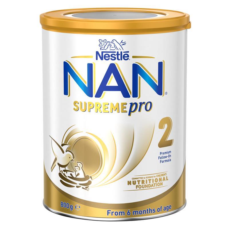 Nestlé NAN SUPREMEpro 2 Premium Baby Follow-on Formula Powder, From 6 to 12 Months – 800g