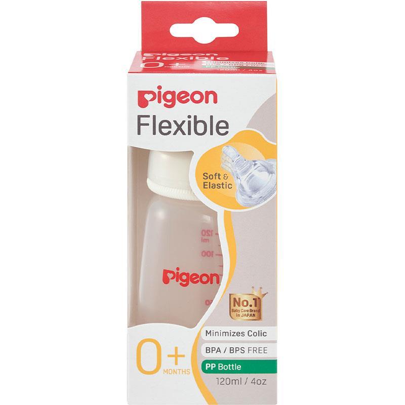 Pigeon Flexible Peristaltic PP Bottle 120ml