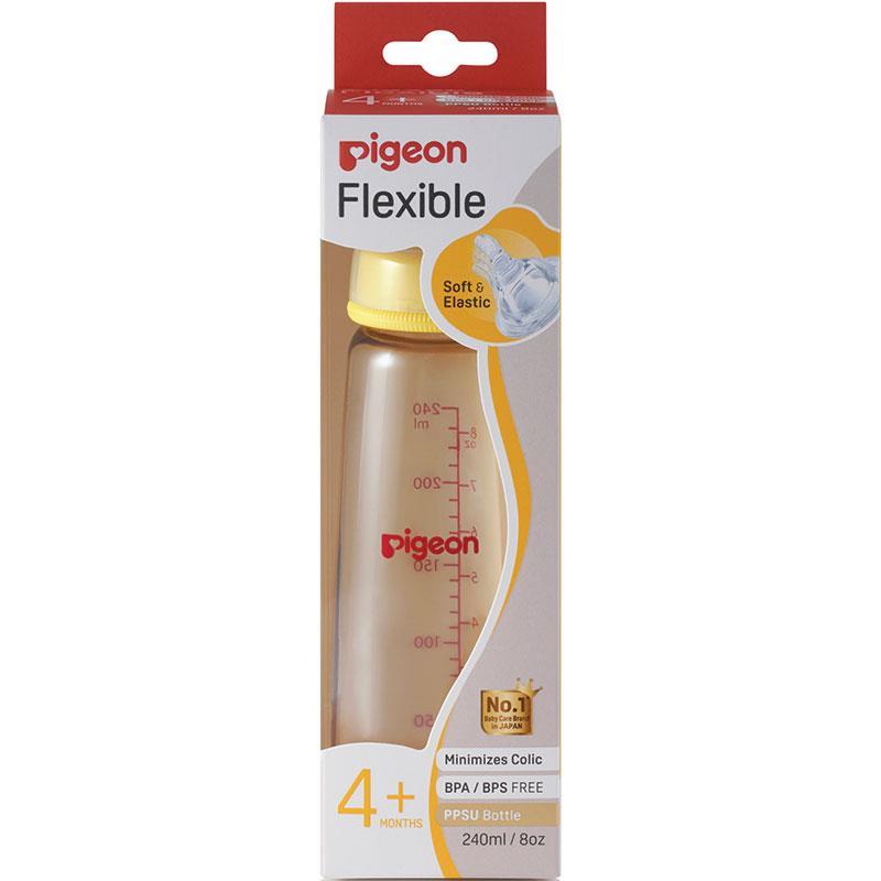 Pigeon Flexible Peristaltic PPSU Bottle 240ml