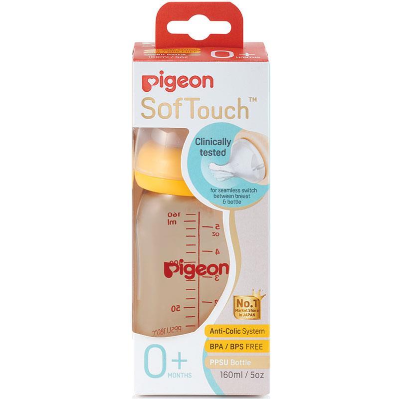 Pigeon SofTouch Peristaltic Plus PPSU Bottle 160ml