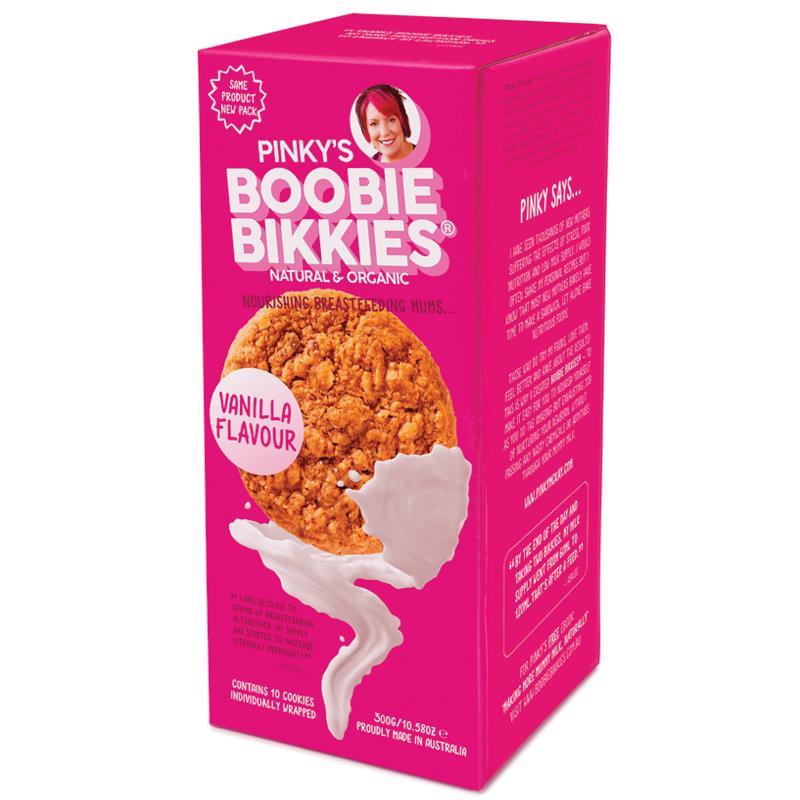 Pinky's Boobie Bikkies Vanilla Flavour 10 Pack