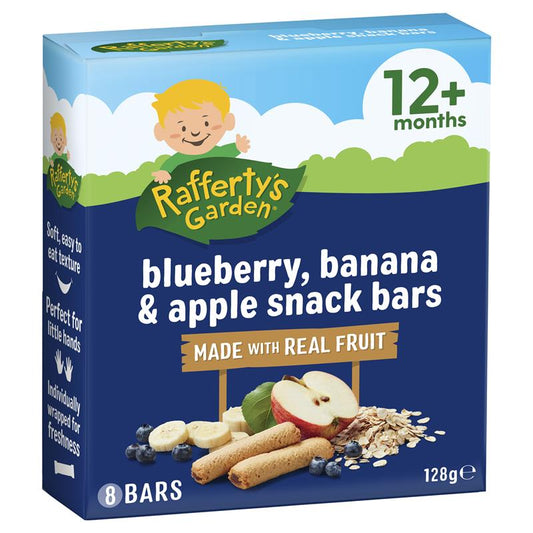 Raffertys Garden 12+ Months Fruit Snack Blueberry Banana & Apple 128g