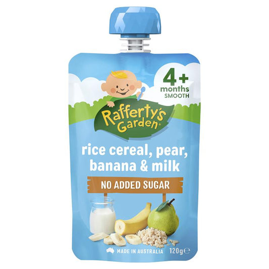 Raffertys Garden 4+ Months Baby Brekkie Rice Cereal 120g