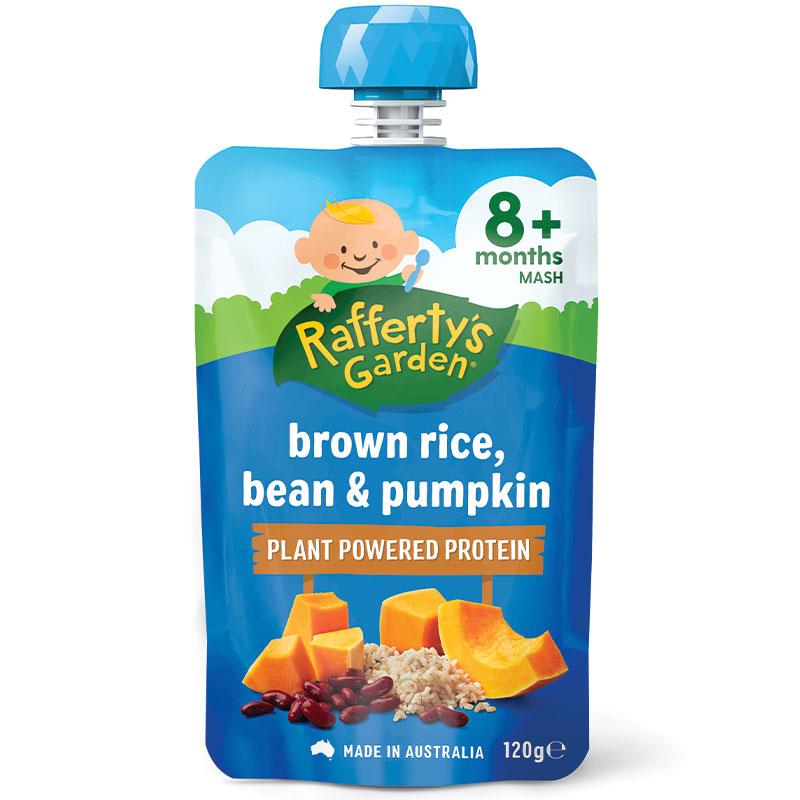 Raffertys Garden 8+ Months Brown Rice Bean & Pumpkin 120g