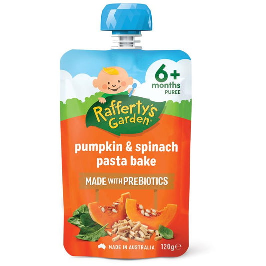 Raffertys Garden Pumpkin & Spinach Pasta Bake 120g