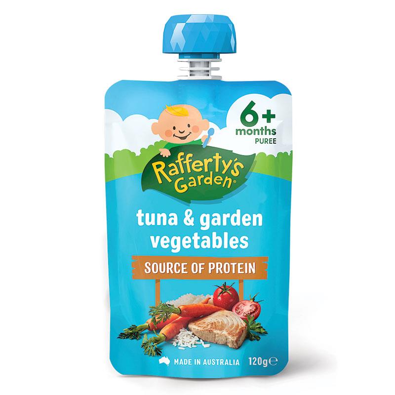 Raffertys Garden Tuna & Garden Vegetables 120g