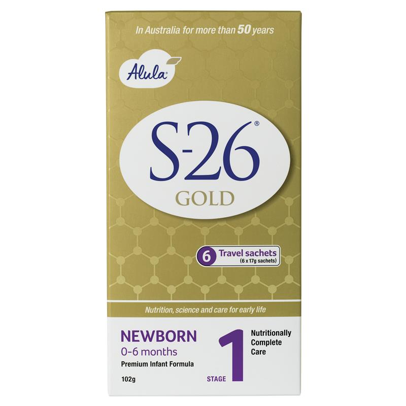 S26 Gold Alula Newborn Stick Pack 6 X 17G