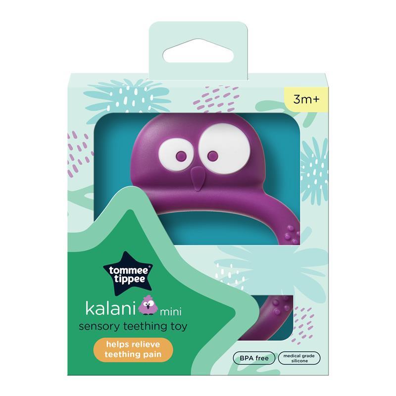 Tommee Tippee Kalani Mini Sensory Teething Toy for Babies, Medical Grade Silicone Teether, 3m+