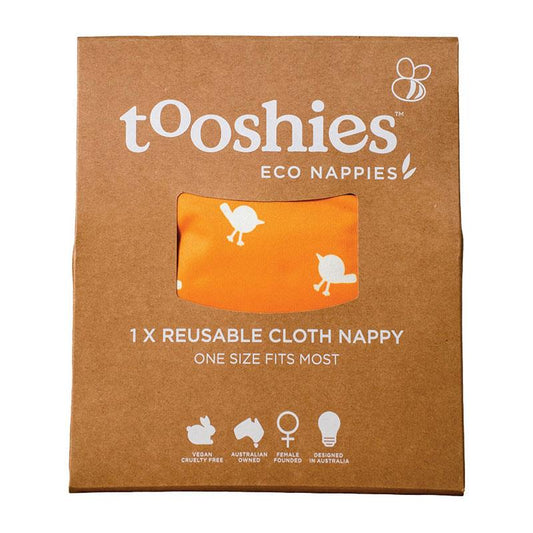 Tooshies Reusable Cloth Nappy 1 Pack