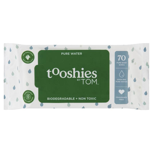 Tooshies by TOM Baby Wipes Pure Water 70 Pack